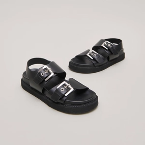 585- Lago Cuir Glace Noir Jonak women's stylish shoes with modern design
