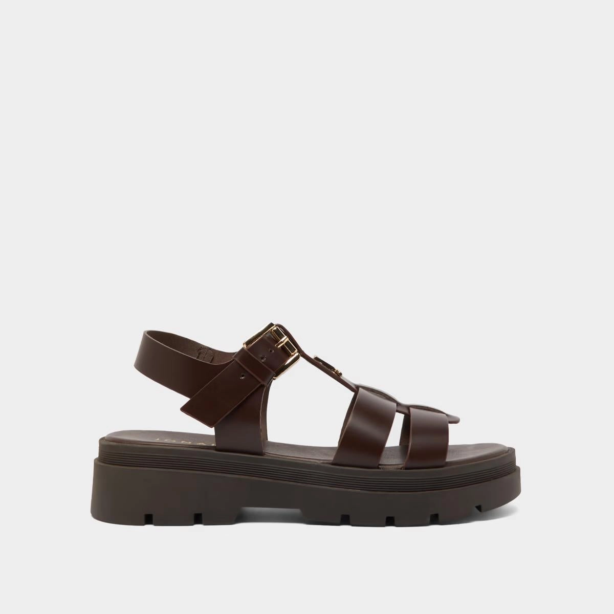585- Londres Cuir Marron Stylish Footwear