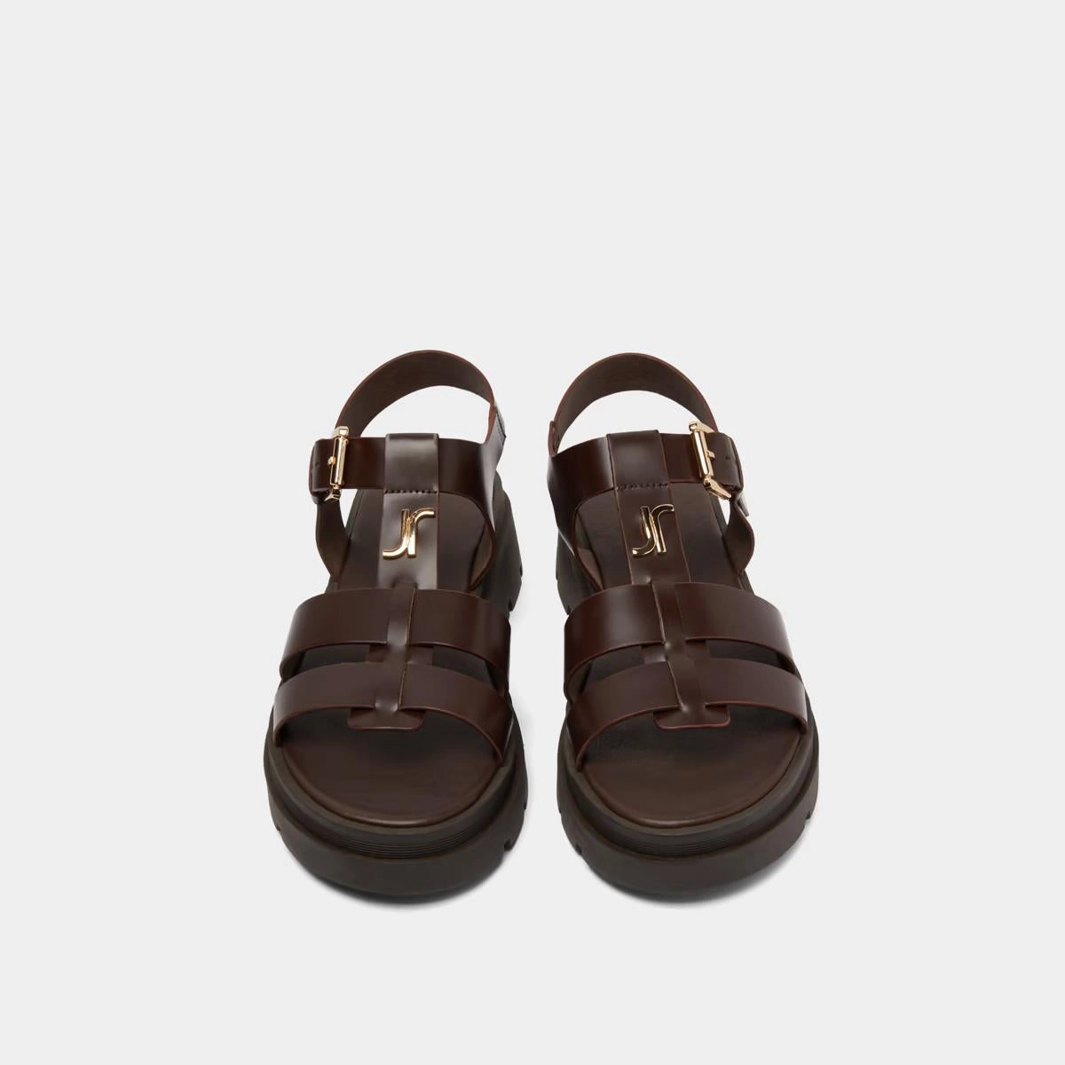 585- Londres Cuir Marron Stylish Footwear