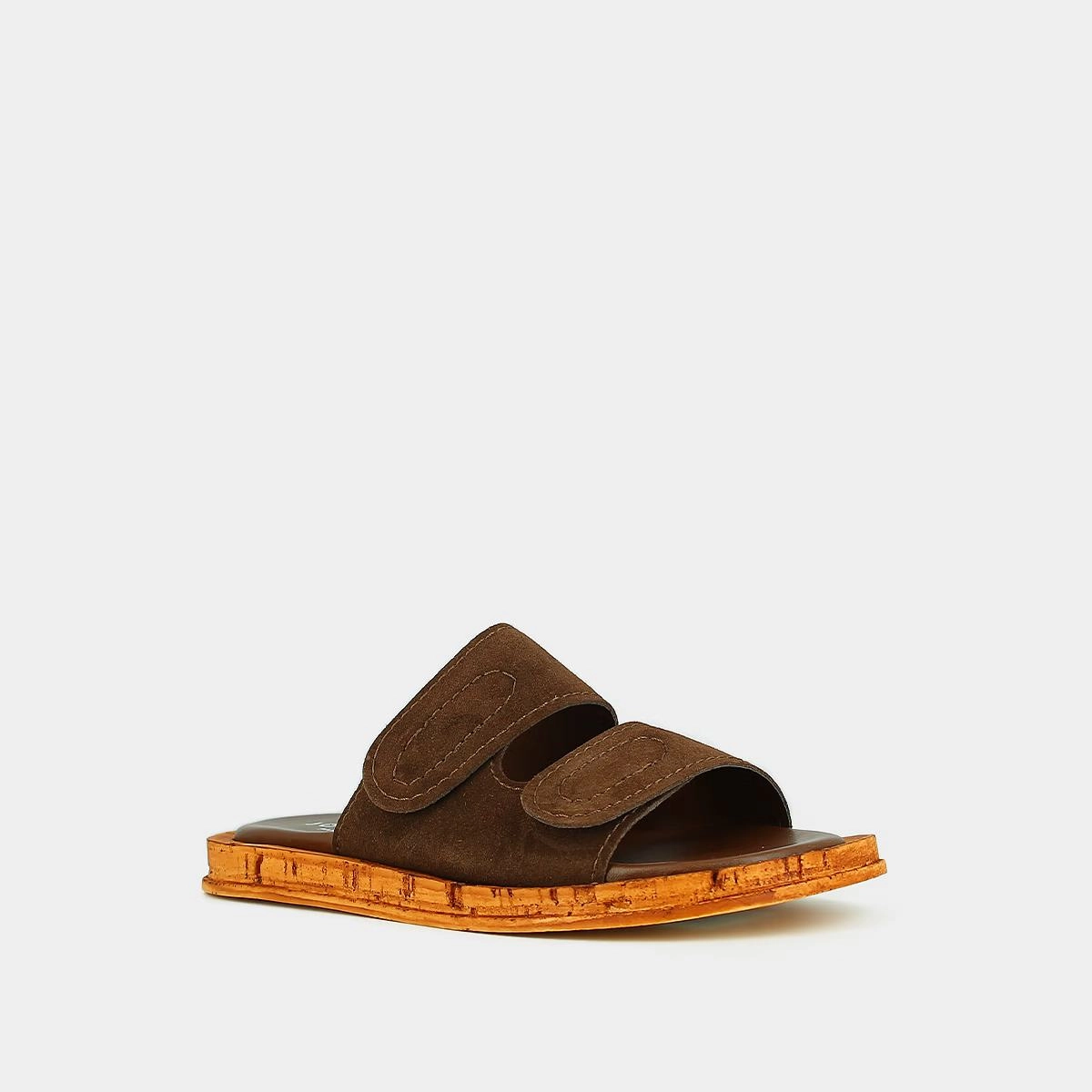587- Elsie Croute Marron-Fonce Stylish Footwear