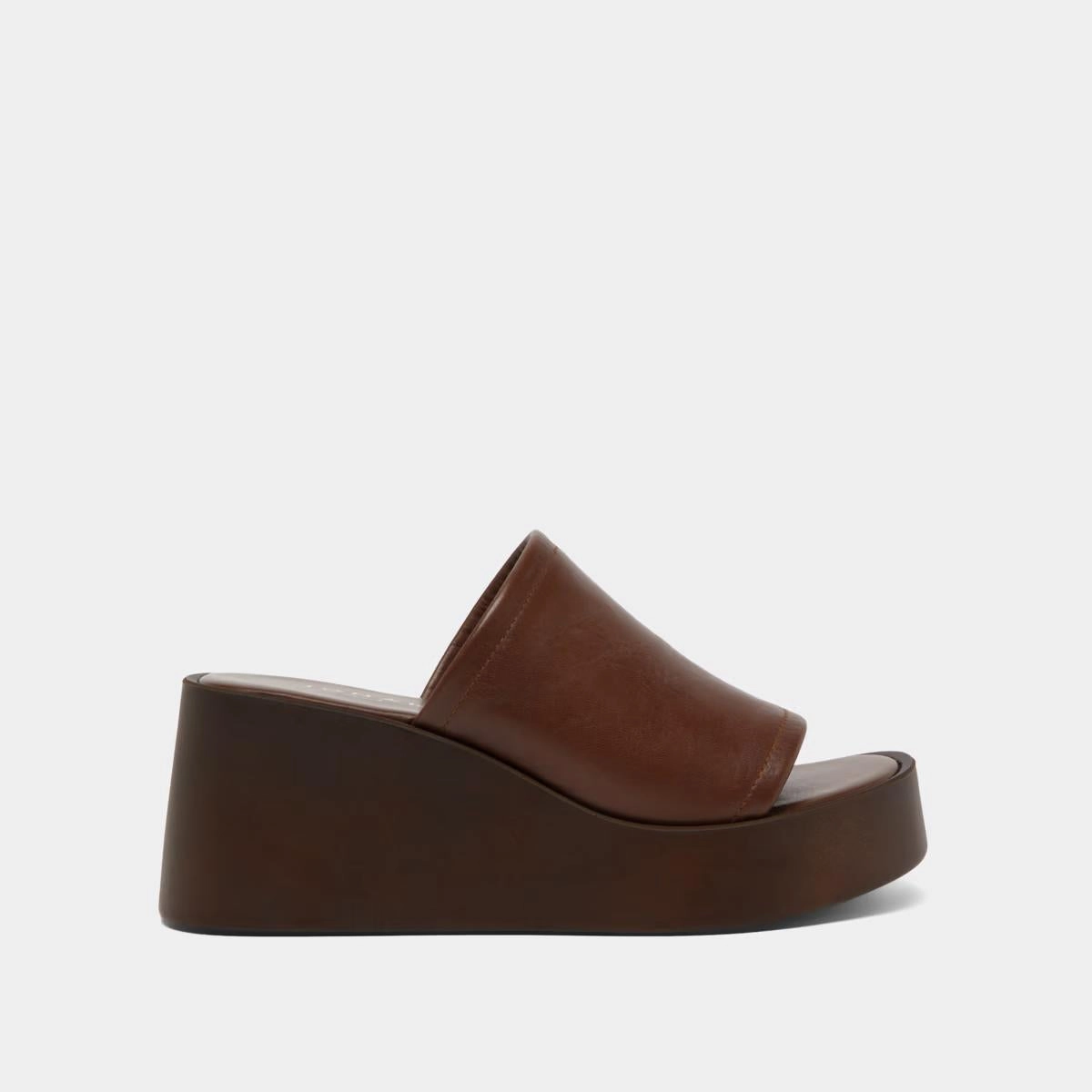 587- Eugene Cuir Marron-Fonce Stylish Footwear