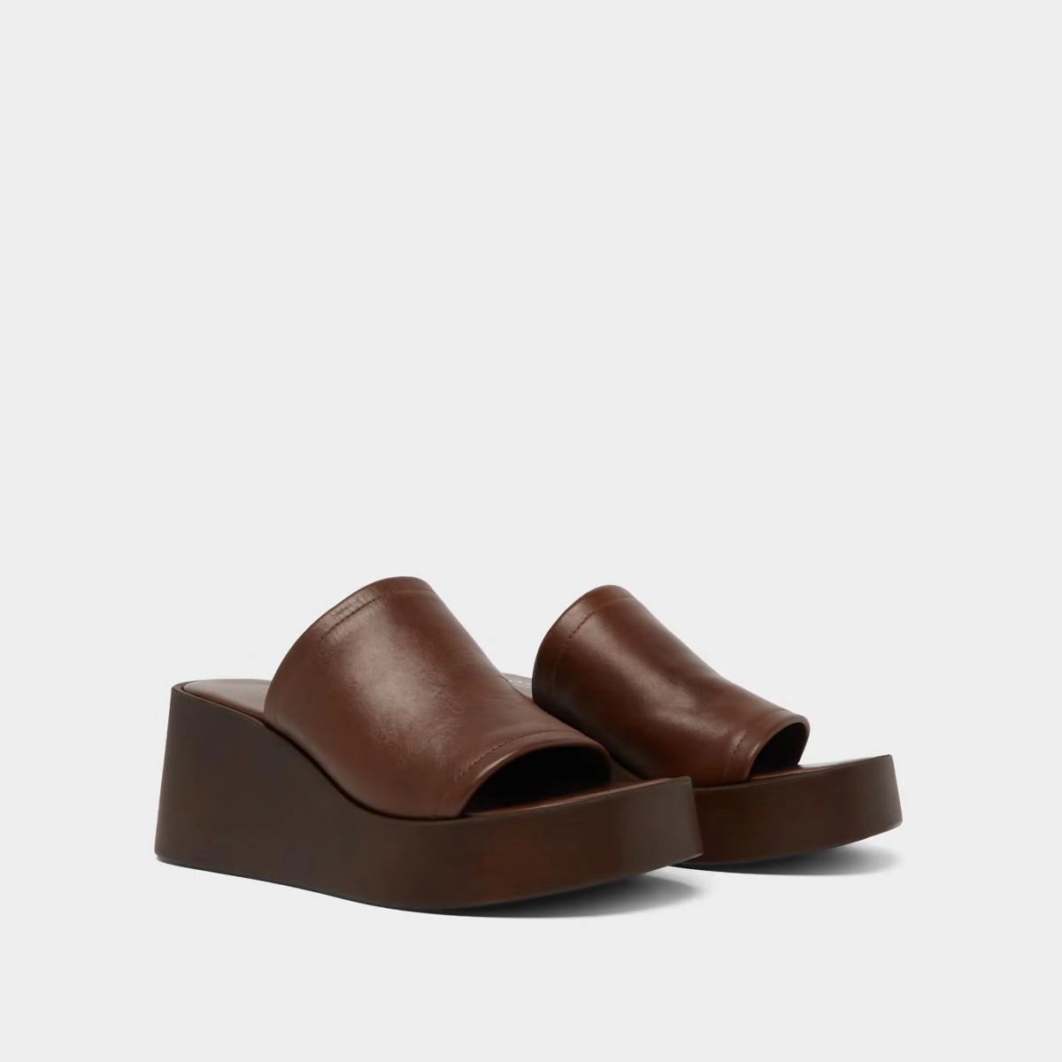 587- Eugene Cuir Marron-Fonce Stylish Footwear