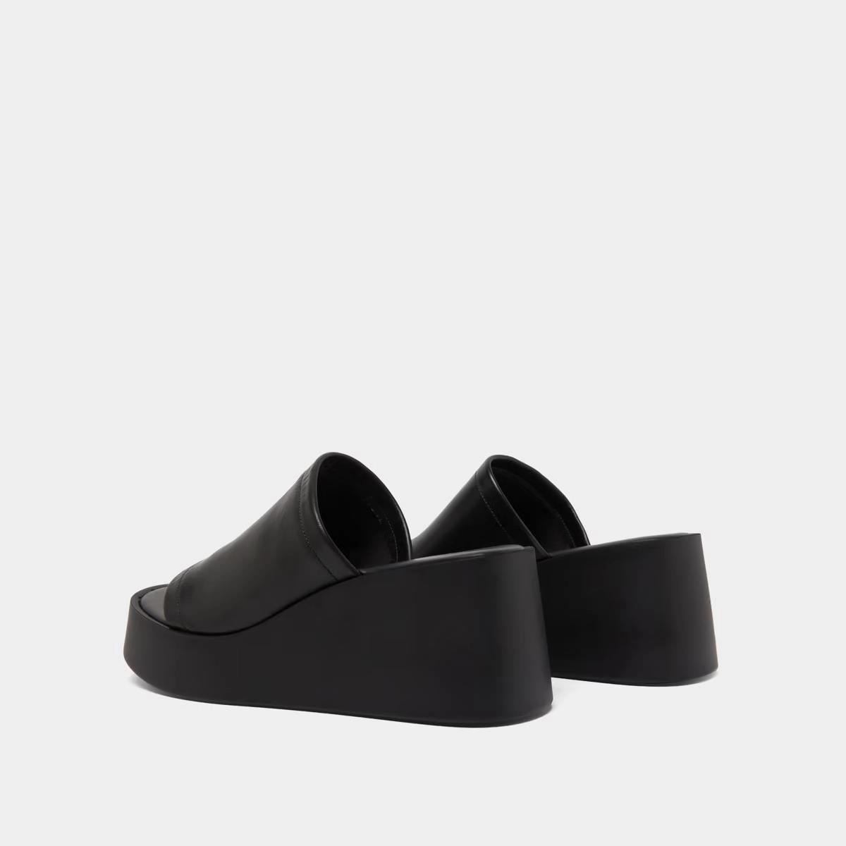 587- Eugene Cuir Noir Stylish Footwear
