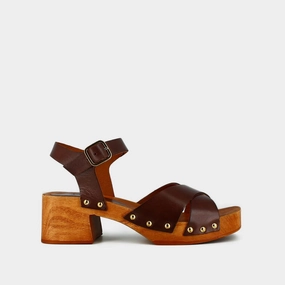 603- Mae Bis Cuir Marron Jonak women's stylish shoes with modern design