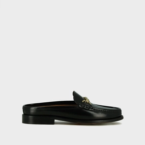 609-e Olivia Bis Cuir Glac Noir Jonak women's stylish shoes with modern design