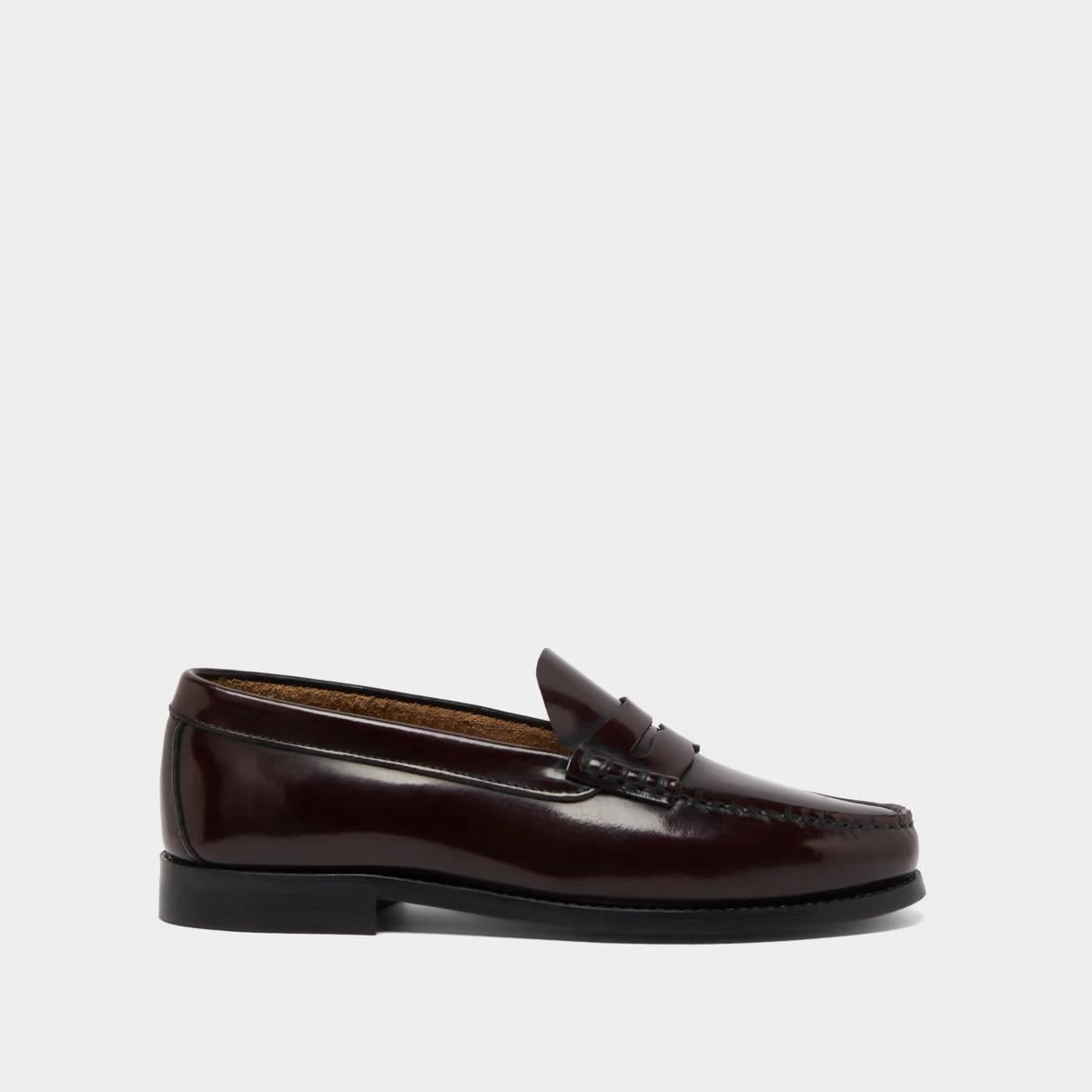 609- Odelya Cuir Glace Bordeaux Stylish Footwear