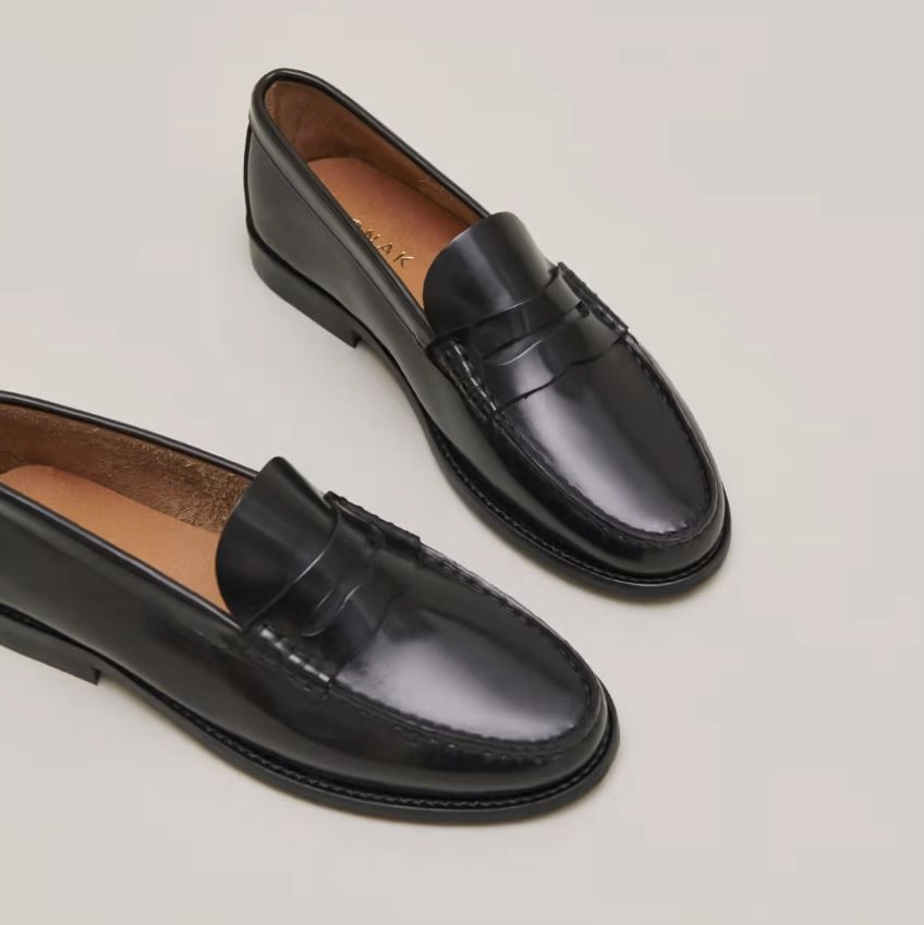 609- Odelya Cuir Glace Noir Stylish Footwear