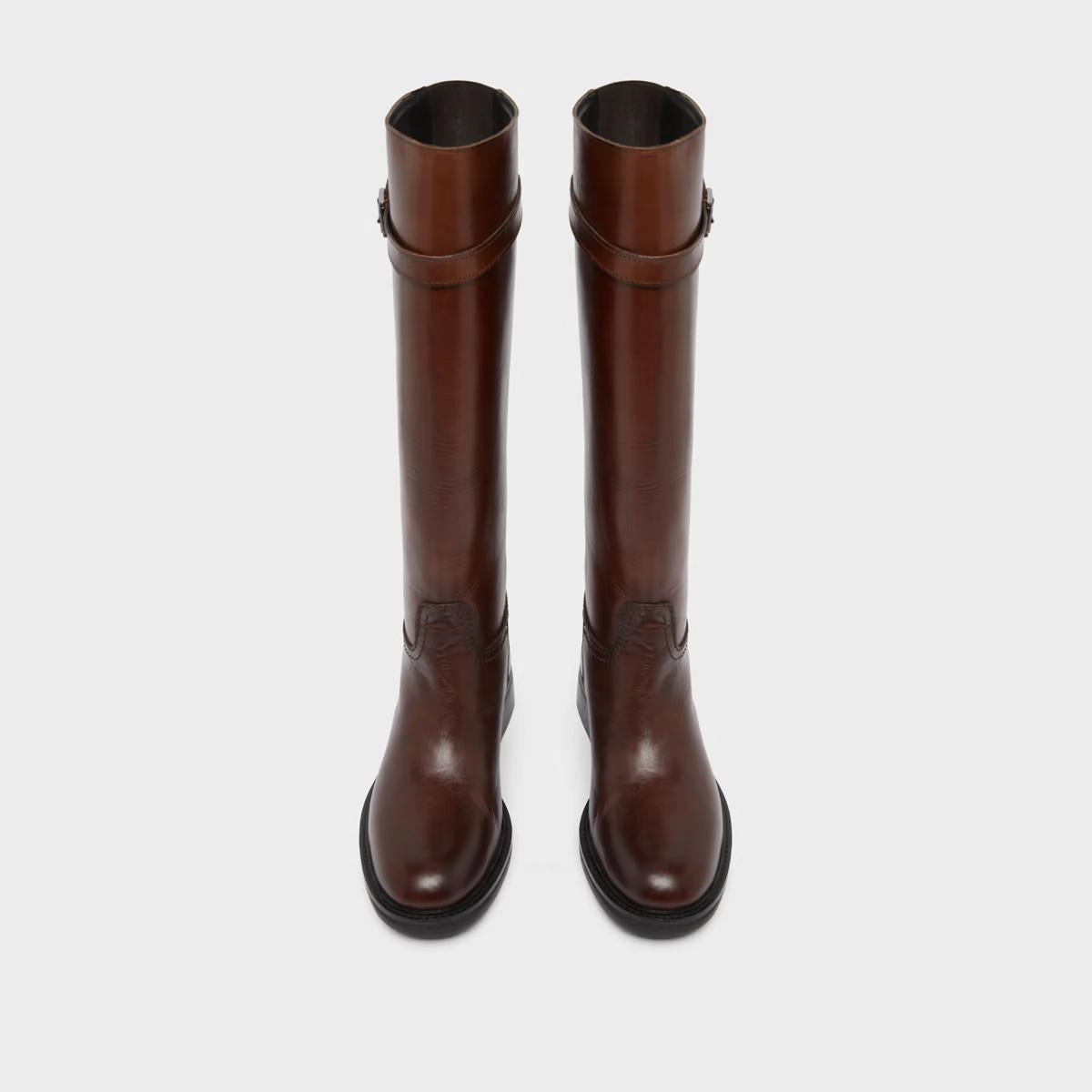 645- Romane Cuir Cognac Stylish Footwear