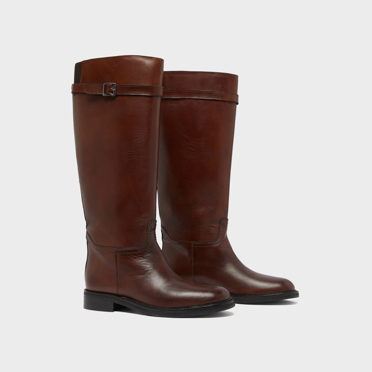 645- Romane Cuir Cognac Stylish Footwear