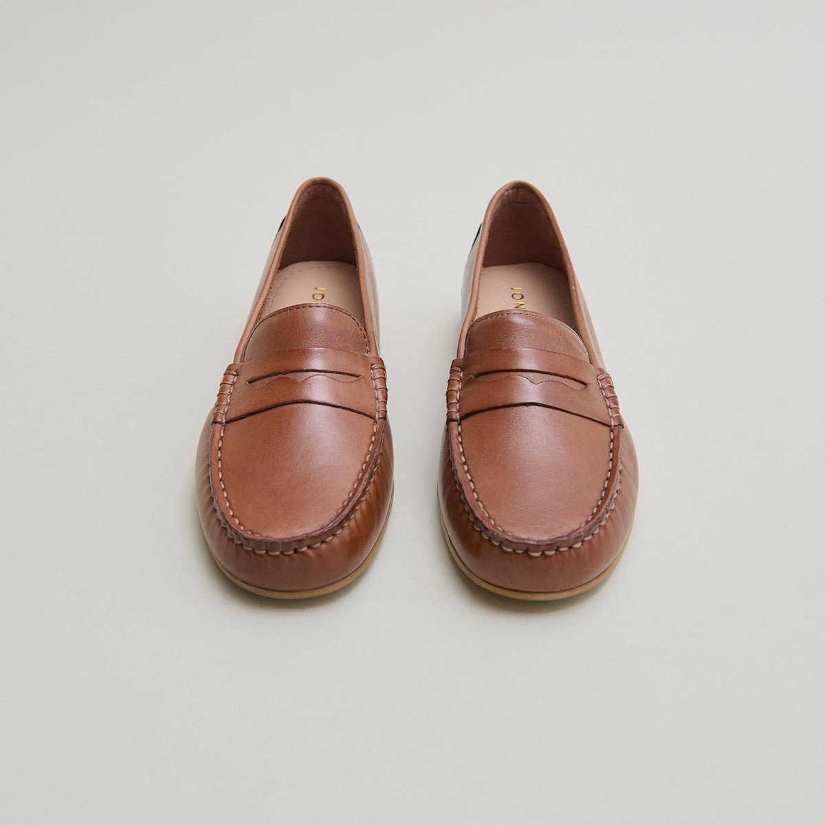 652- Greg Cuir Cognac Jonak women's stylish shoes with modern design