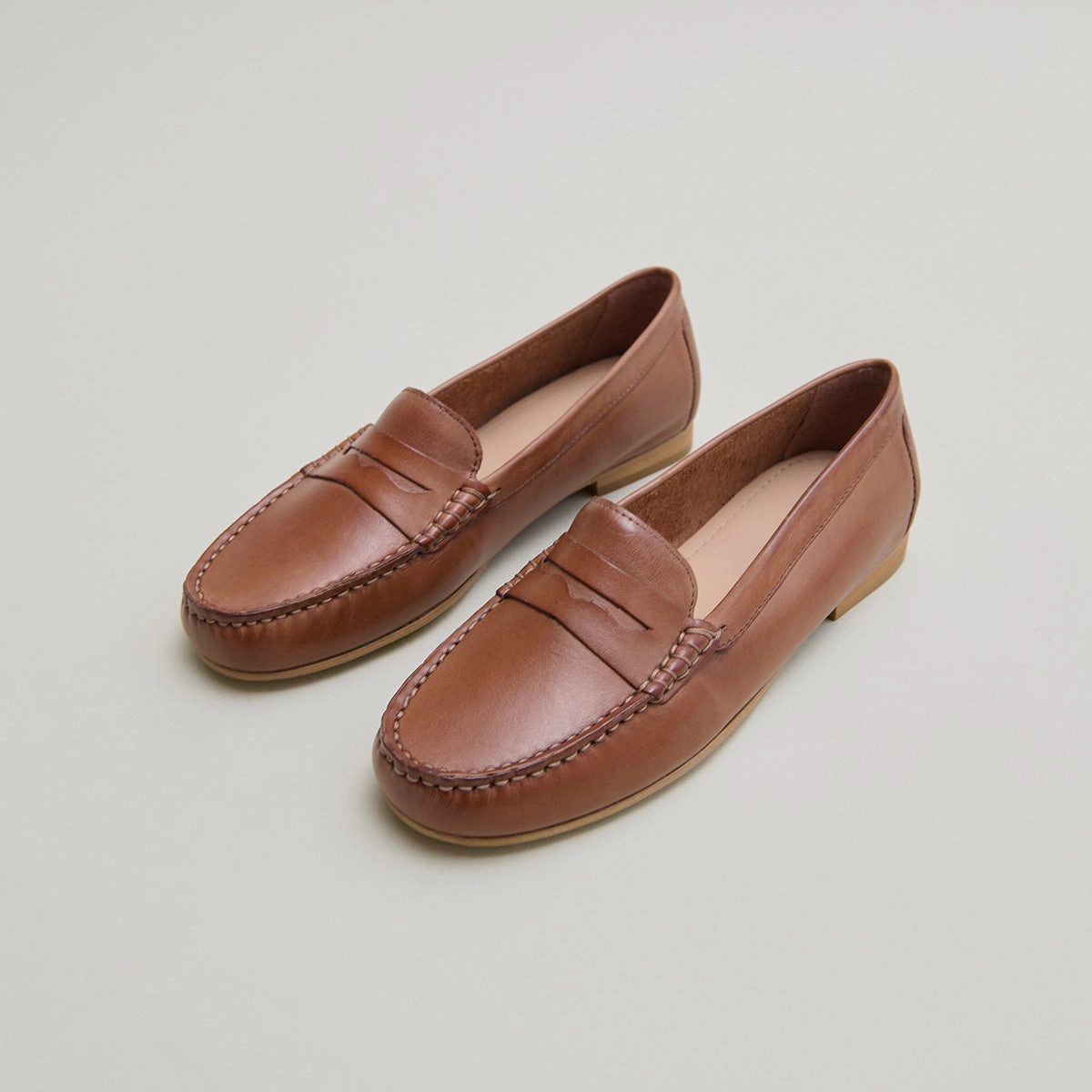 652- Greg Cuir Cognac Stylish Footwear