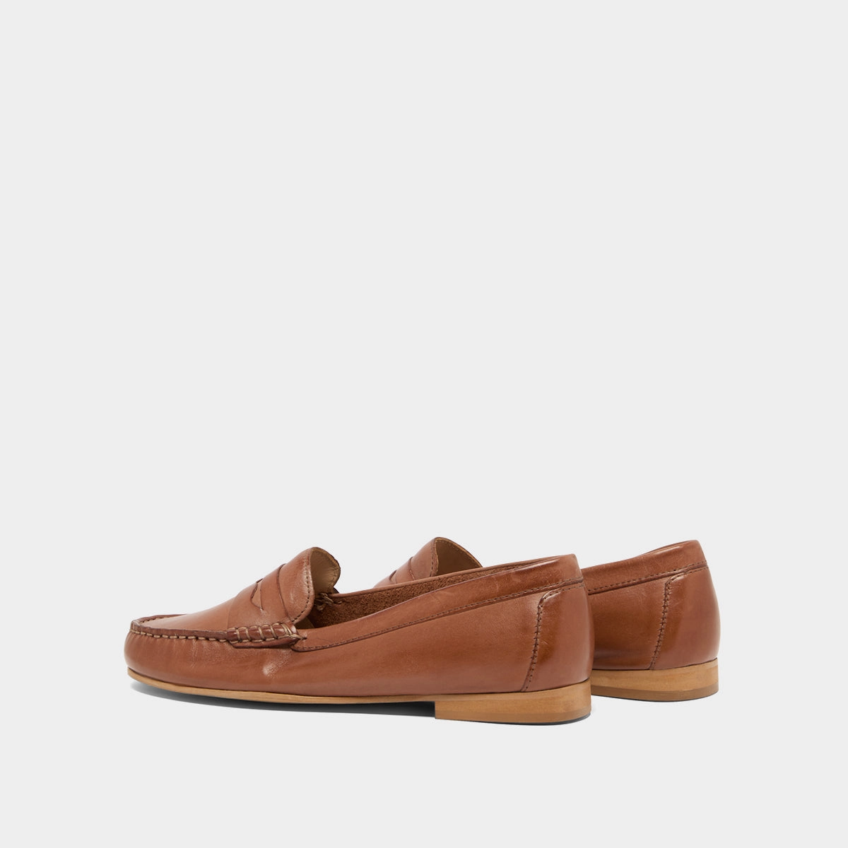 652- Greg Cuir Cognac Stylish Footwear