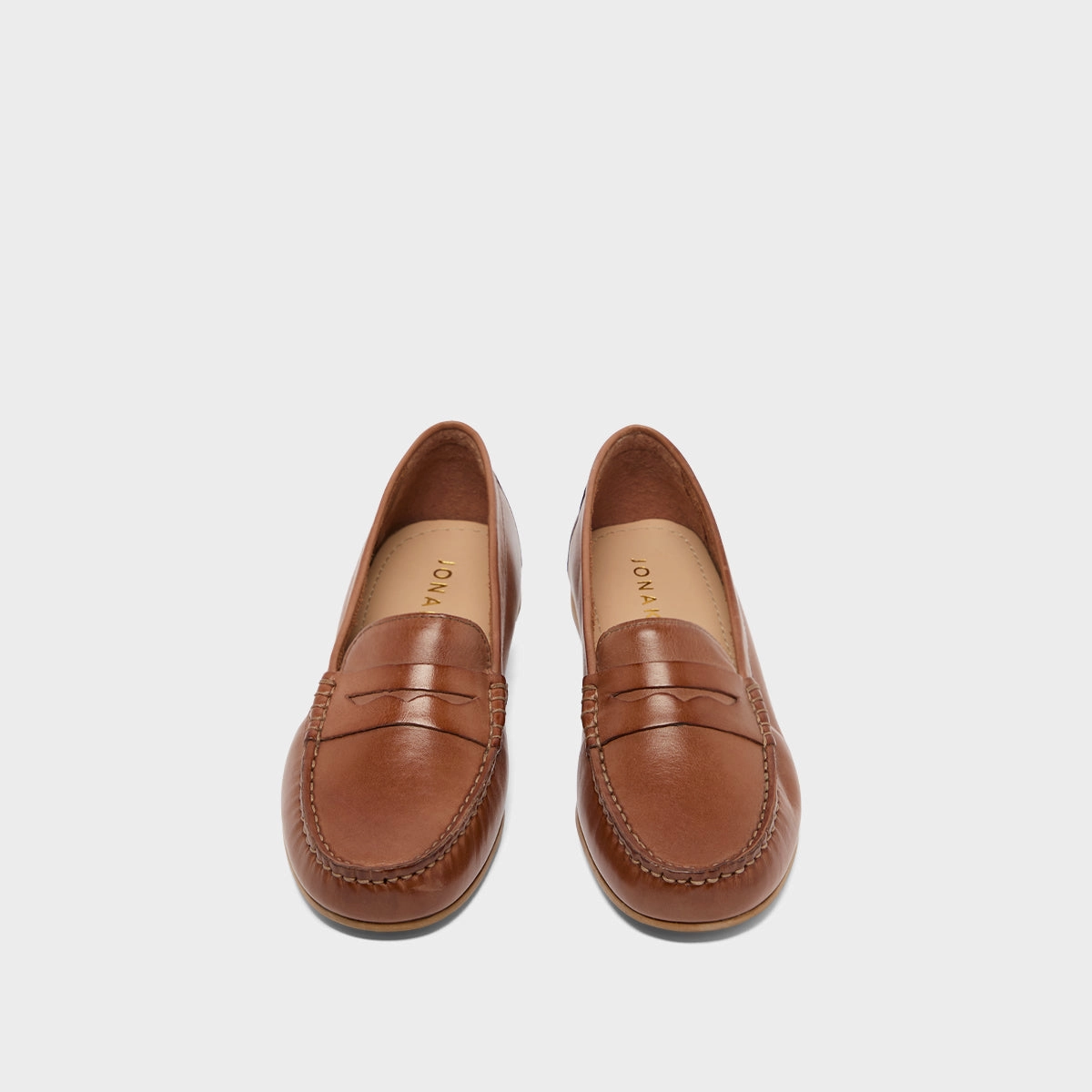 652- Greg Cuir Cognac Stylish Footwear