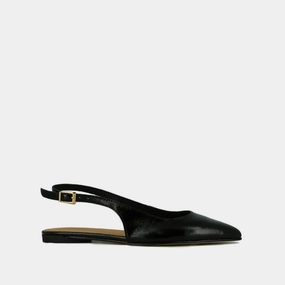 655- Noa Vernis Plisse Noir Jonak women's stylish shoes with modern design