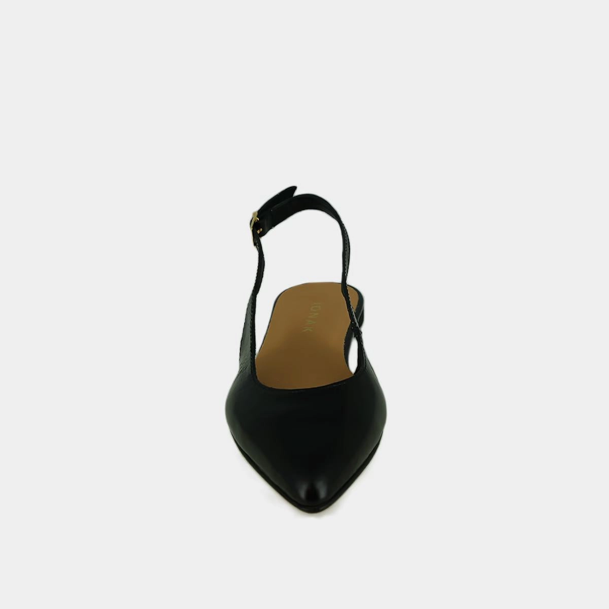 655- Noa Vernis Plisse Noir Stylish Footwear
