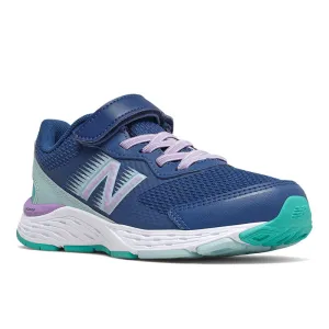 680v6 - Captain Blue with Dark Violet Glo - Kids New Balance casual sneakers for everyday comfort