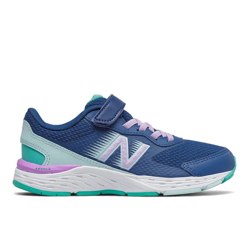 680v6 - Captain Blue with Dark Violet Glo - Kids New Balance lifestyle shoes