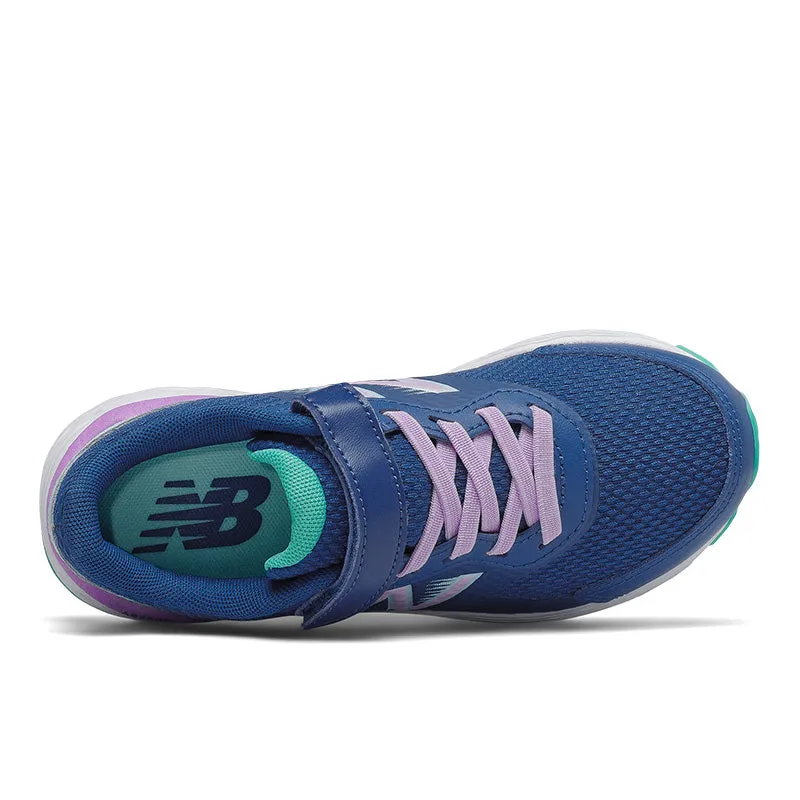 680v6 - Captain Blue with Dark Violet Glo - Kids New Balance lifestyle shoes