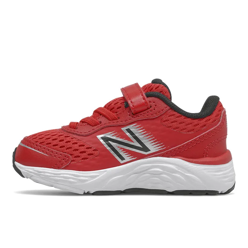 680v6 - Team Red with Black - Kids New Balance lifestyle shoes