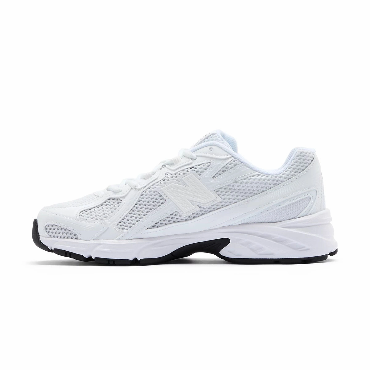 740 'NB White Black' New Balance sneaker close-ups