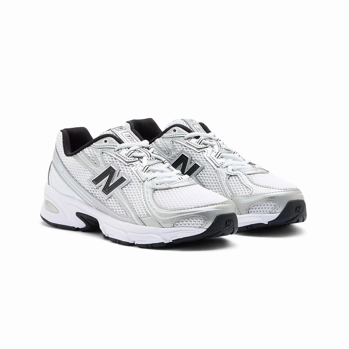 740 'White Silver Metallic' New Balance sneaker close-ups