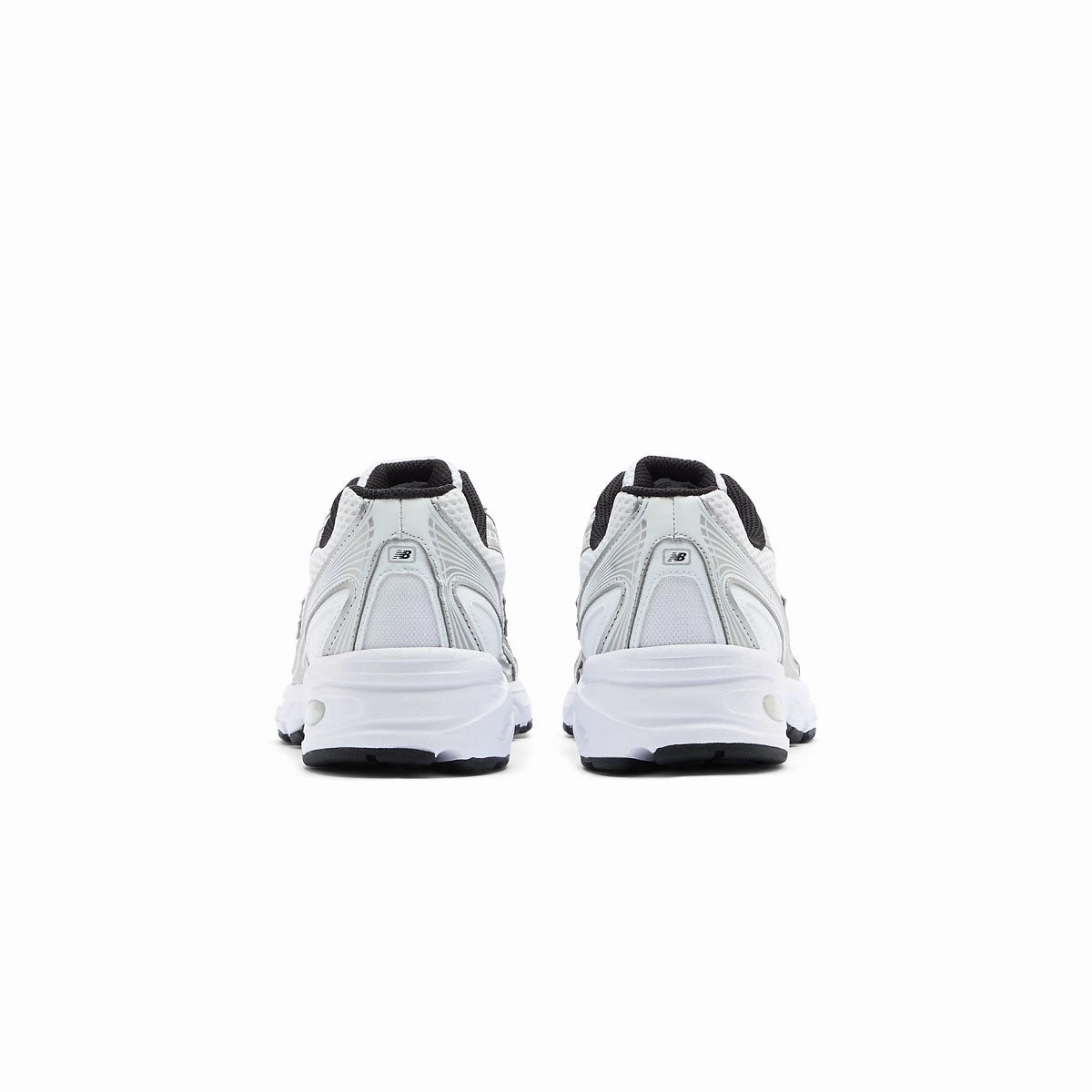 740 'White Silver Metallic' New Balance sneaker close-ups