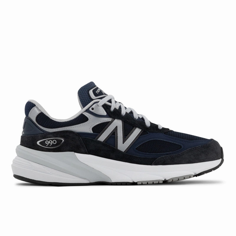 990v6 - Navy with White - Men's New Balance lifestyle shoes