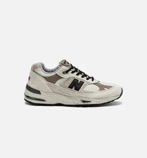 991v1 Made in UK Mens Lifestyle Shoe - Beige/Brown New Balance lifestyle sneakers with retro style