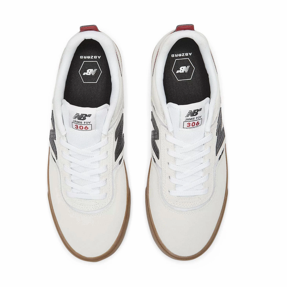   Jamie Foy Numeric 306 'Sea Salt Black' New Balance sneaker close-ups