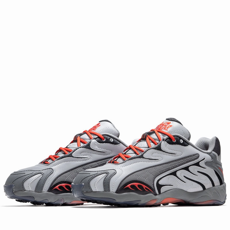 A$AP Rocky x Puma Inhale Reflective - Team Silver/Flat Medium Gray Puma trainer style images