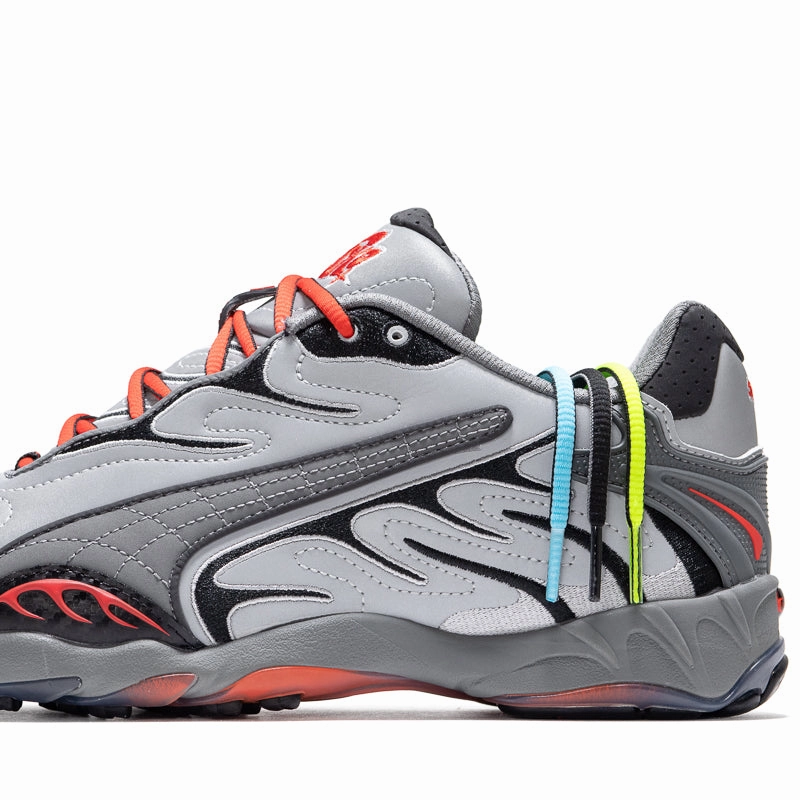 A$AP Rocky x Puma Inhale Reflective - Team Silver/Flat Medium Gray Puma trainer style images