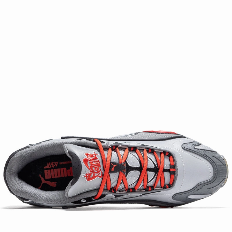 A$AP Rocky x Puma Inhale Reflective - Team Silver/Flat Medium Gray Puma trainer style images