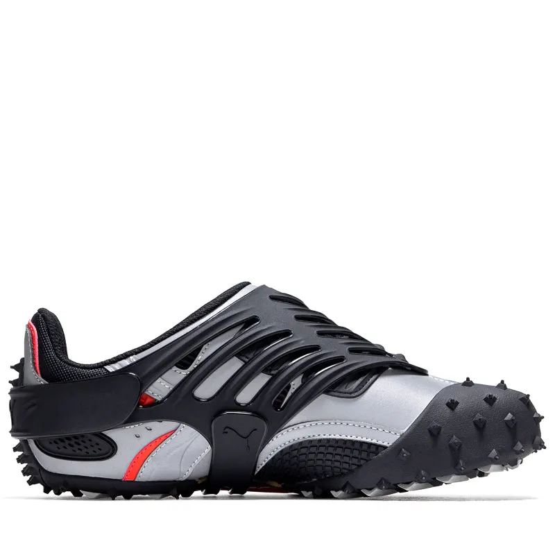 A$AP Rocky x Puma Mostro Gabbia Leather - Black/Silver Puma trainer style images