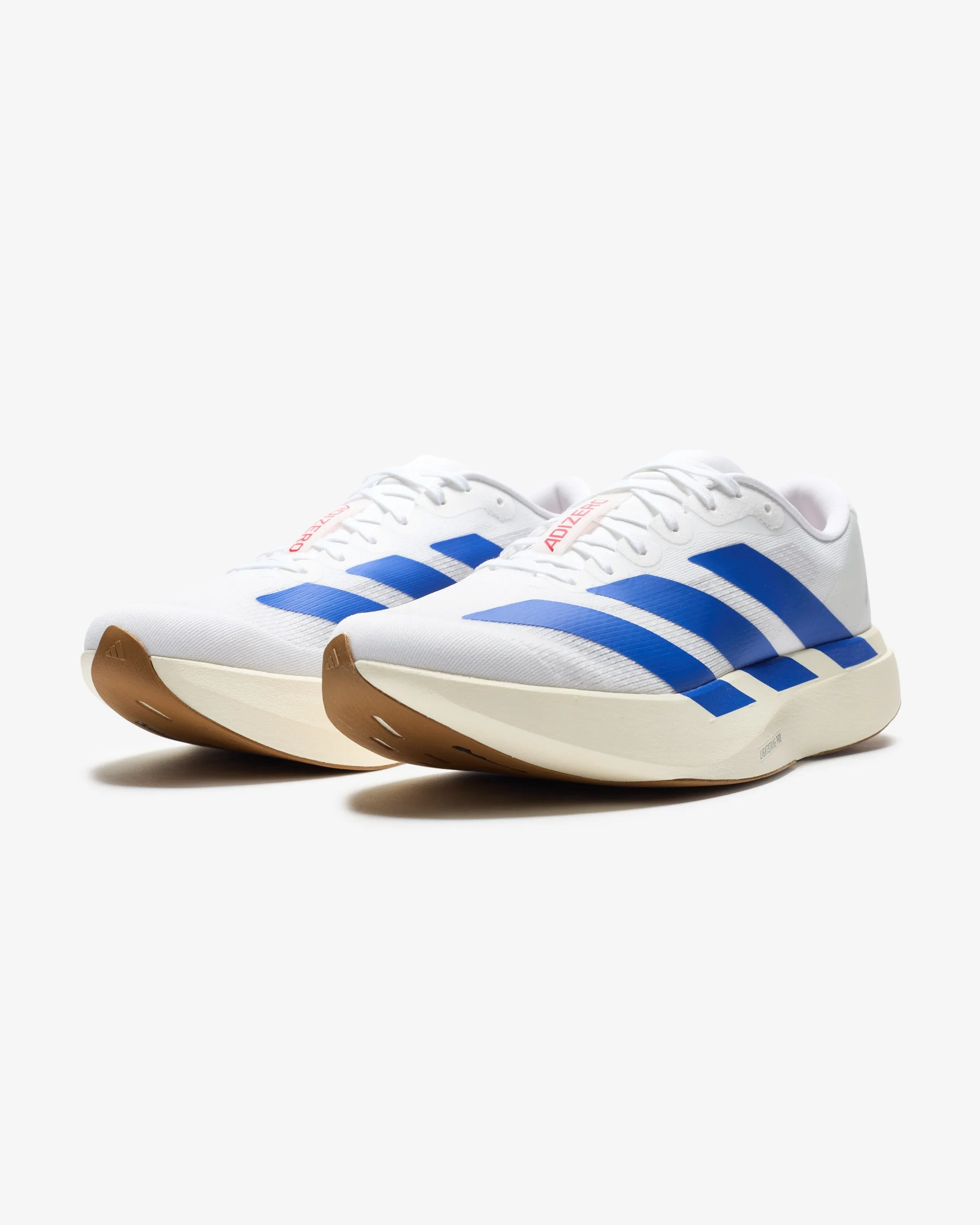 ADIDAS ADIZERO EVO SL - FTWWHT/ ROYBLU Adidas sporty casual shoes with three-stripe design