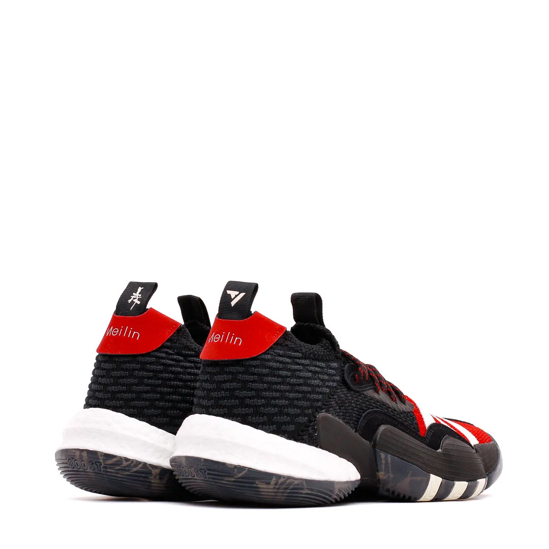 Adidas Basketball Men Trae Young 2 Black White Red IF2163 Adidas Classic Running Shoes for Style