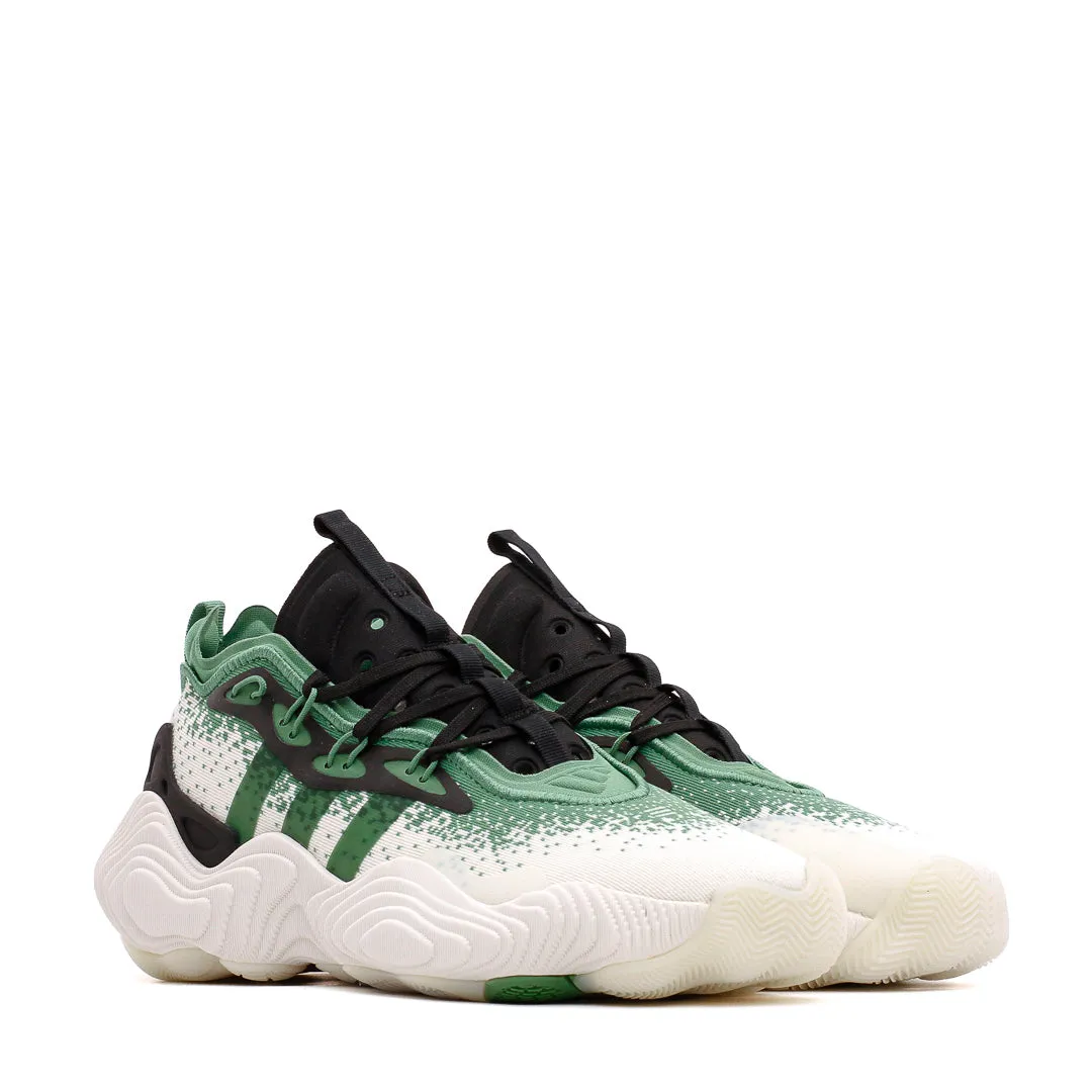 Adidas Basketball Men Trae Young 3 White Green IE2703 Adidas Classic Running Shoes for Style