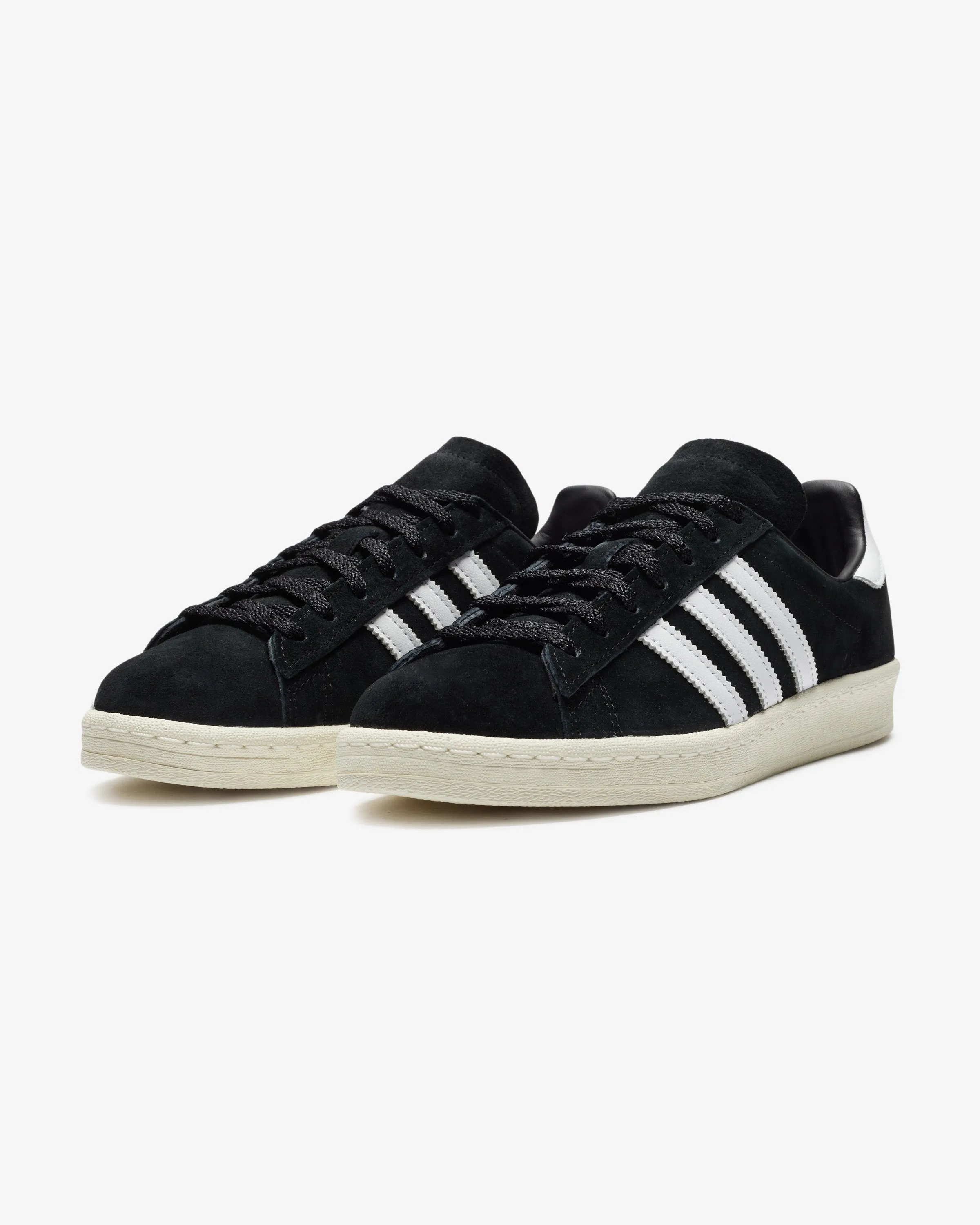 ADIDAS CAMPUS 80s - CBLACK/ FTWWHT/ OWHITE Adidas sporty casual shoes with three-stripe design