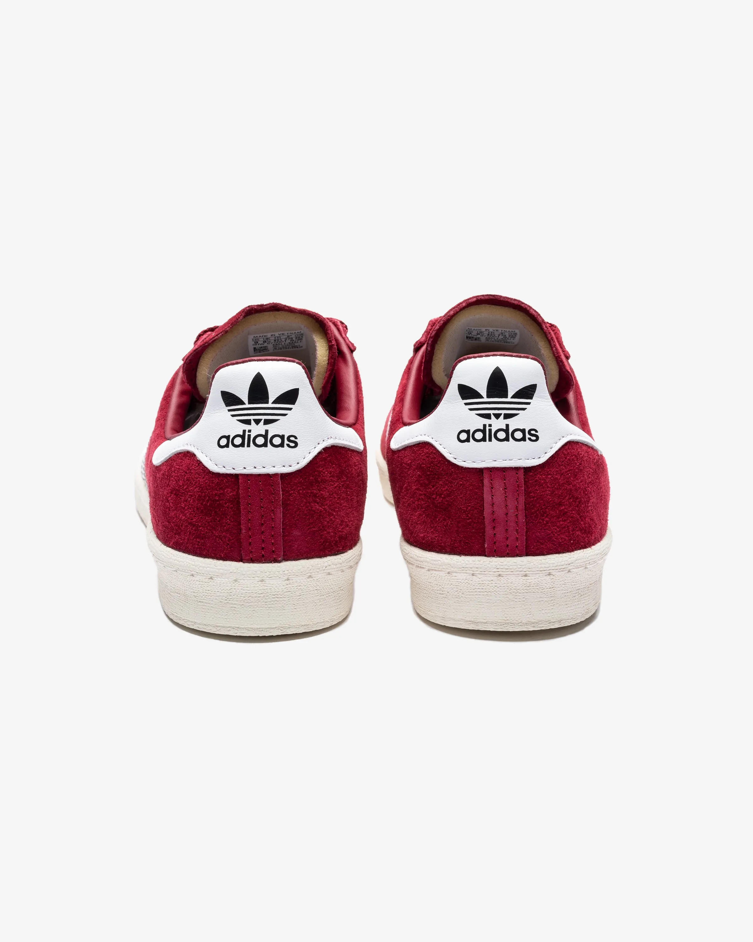 ADIDAS CAMPUS 80s - CBURGU/ FTWWHT/ OWHITE Classic sport-style footwear