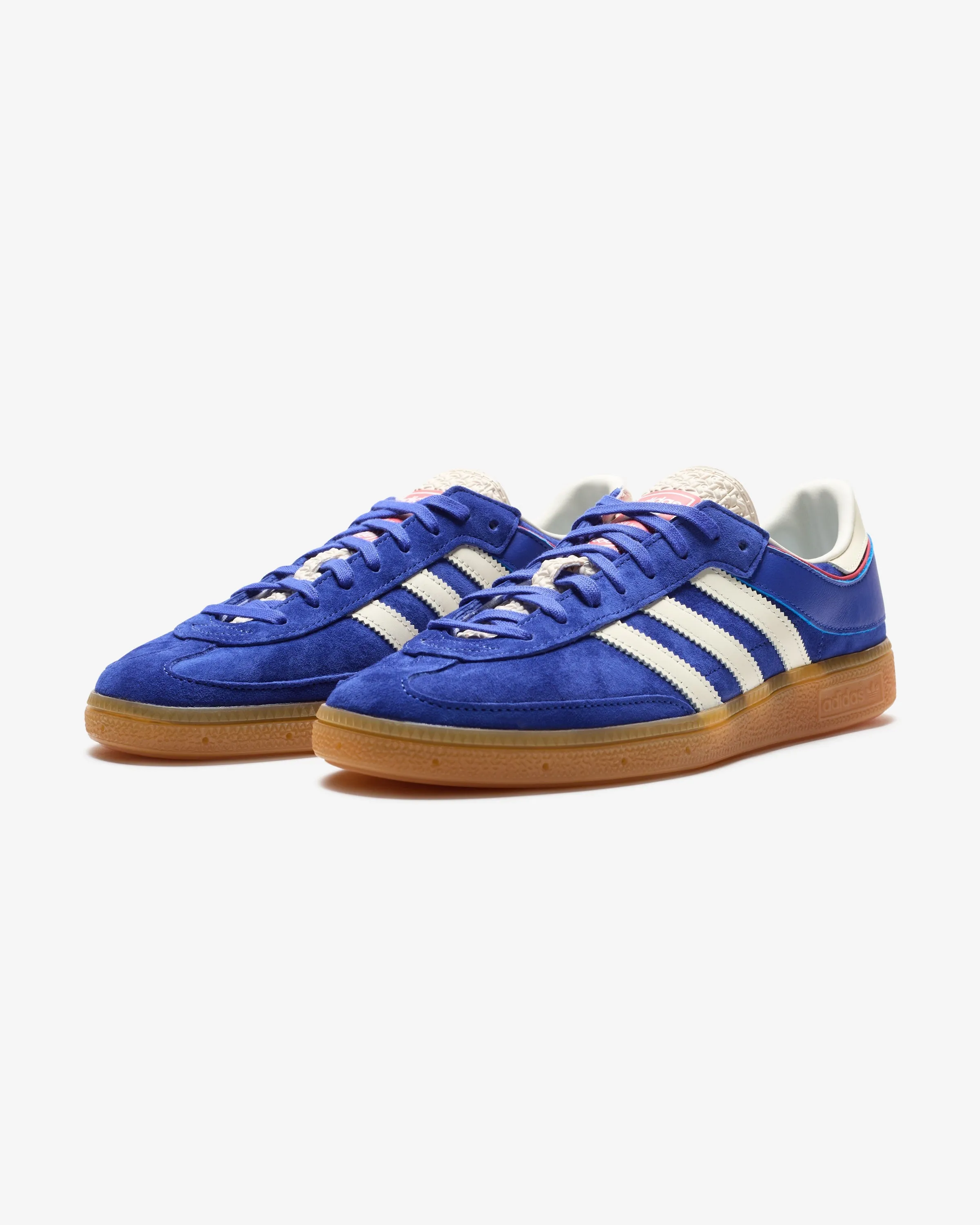 ADIDAS HANDBALL CUP SPZL - SELUBL/ CREWHT Adidas sporty casual shoes with three-stripe design
