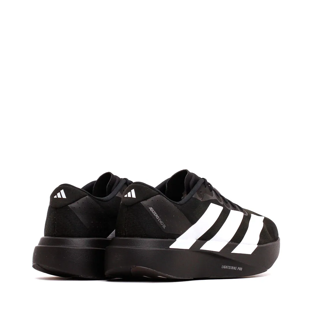 Adidas Men Adizero Evo SL Black White JP7149 Adidas Classic Running Shoes for Style