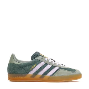 Adidas Men Gazelle Indoor Mineral Green Silver JI0323 Adidas versatile shoe styles