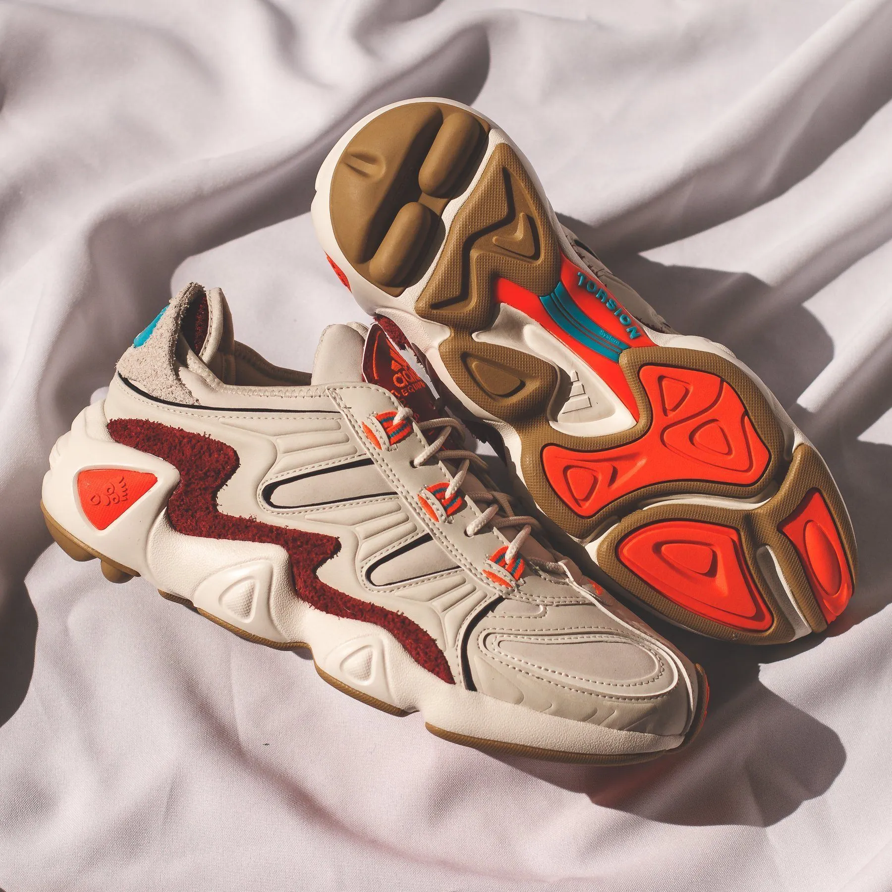 Adidas Originals FYW S-97 White Red Men EE5312 Adidas Classic Running Shoes for Style