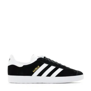 Adidas Originals Gazelle Black White Gold BB5476 Adidas versatile shoe styles