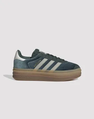 Adidas Originals Gazelle Bold "Mineral Green/Putty Grey" Adidas sports shoes for men and women