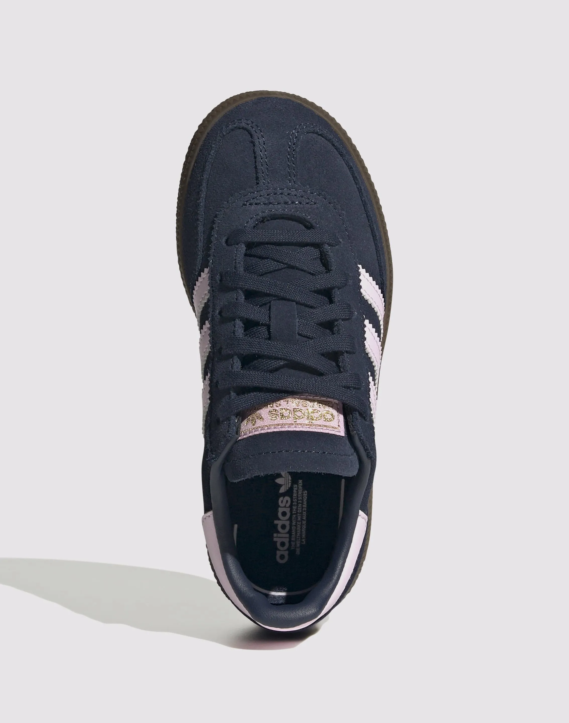 Adidas Originals Handball Spezial Preschool Girls' "Night Indigo/Orchid Fusion/Gum" Active Footwear