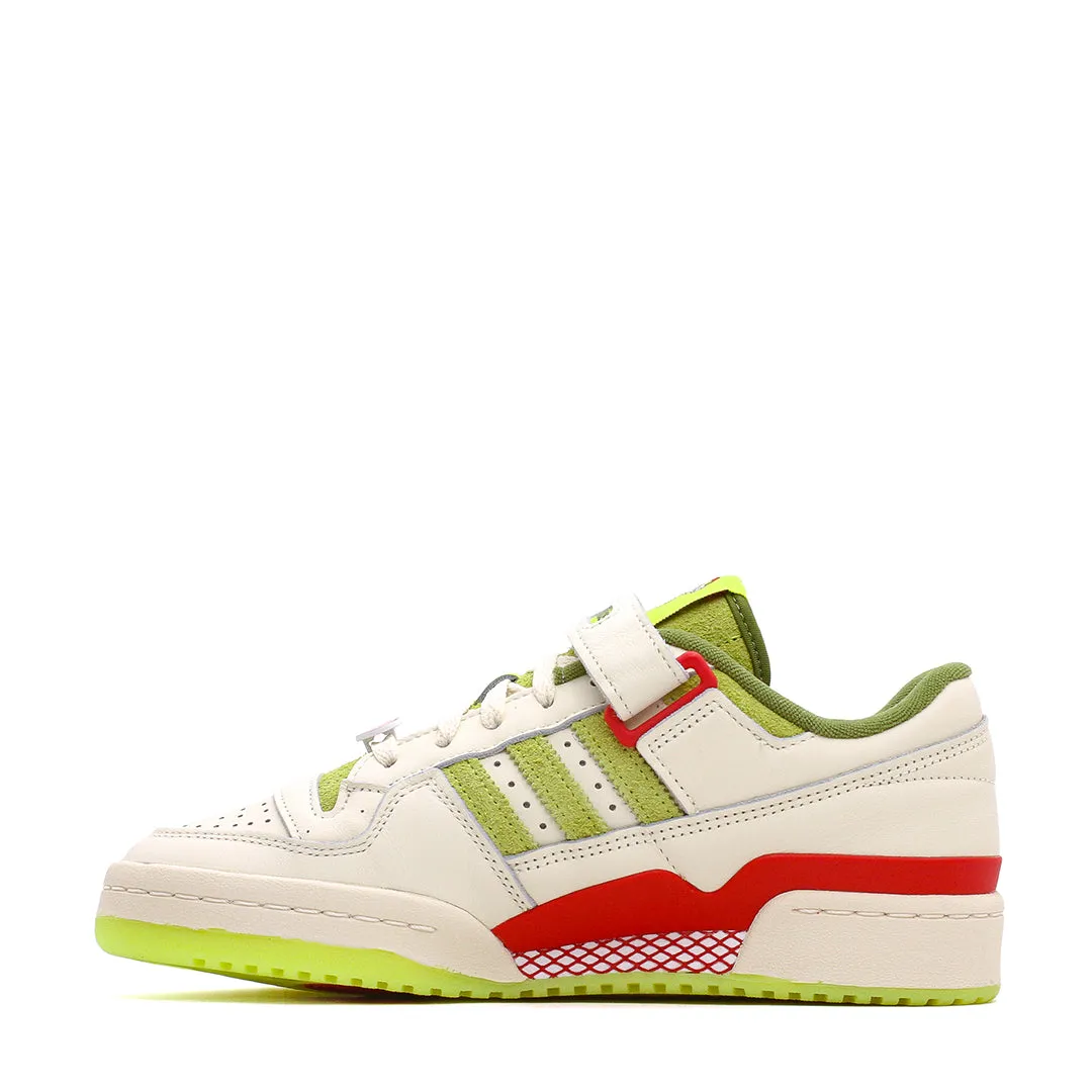Adidas Originals Junior Forum Low x The Grinch Cream Youth ID9175 Adidas Classic Running Shoes for Style