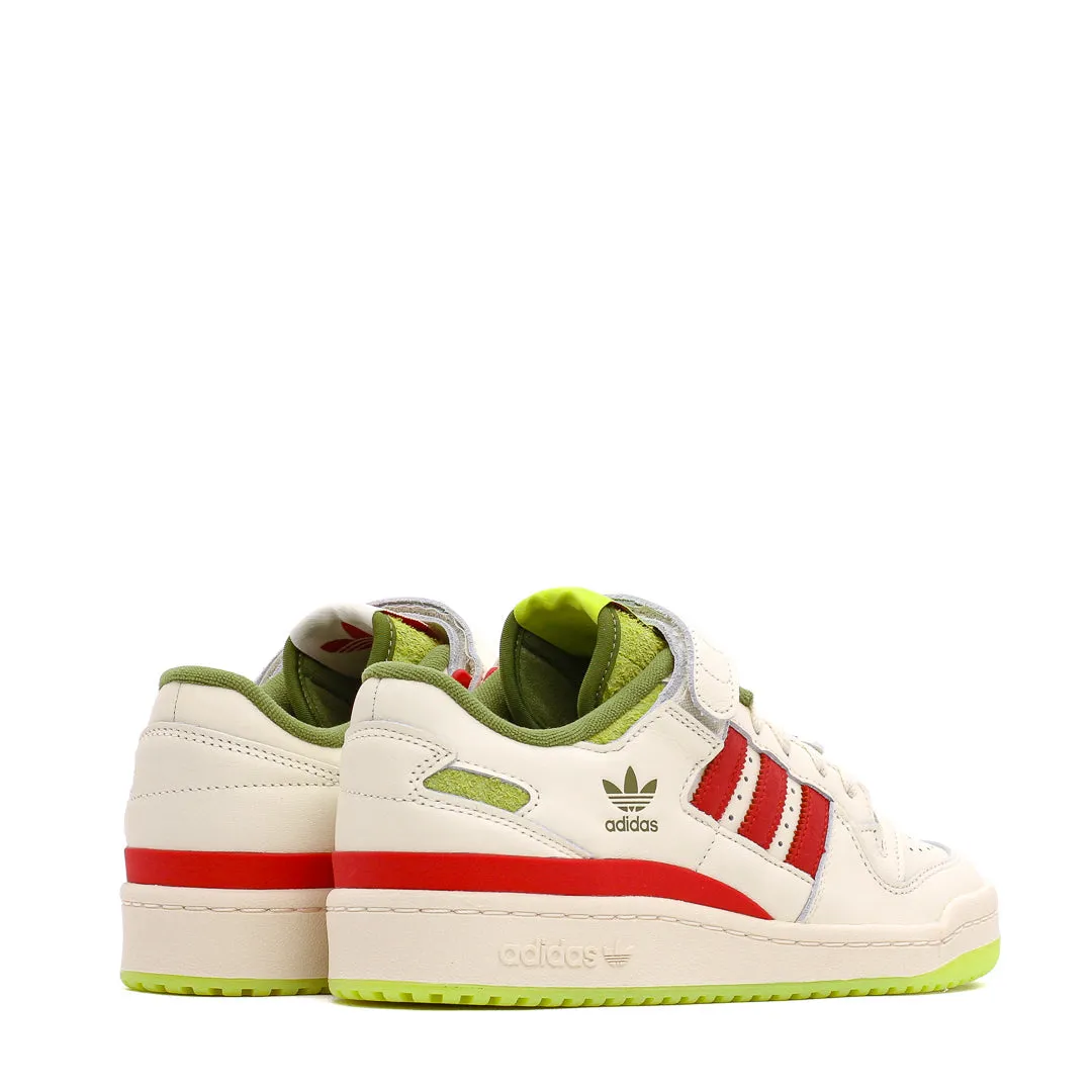 Adidas Originals Junior Forum Low x The Grinch Cream Youth ID9175 Adidas Classic Running Shoes for Style
