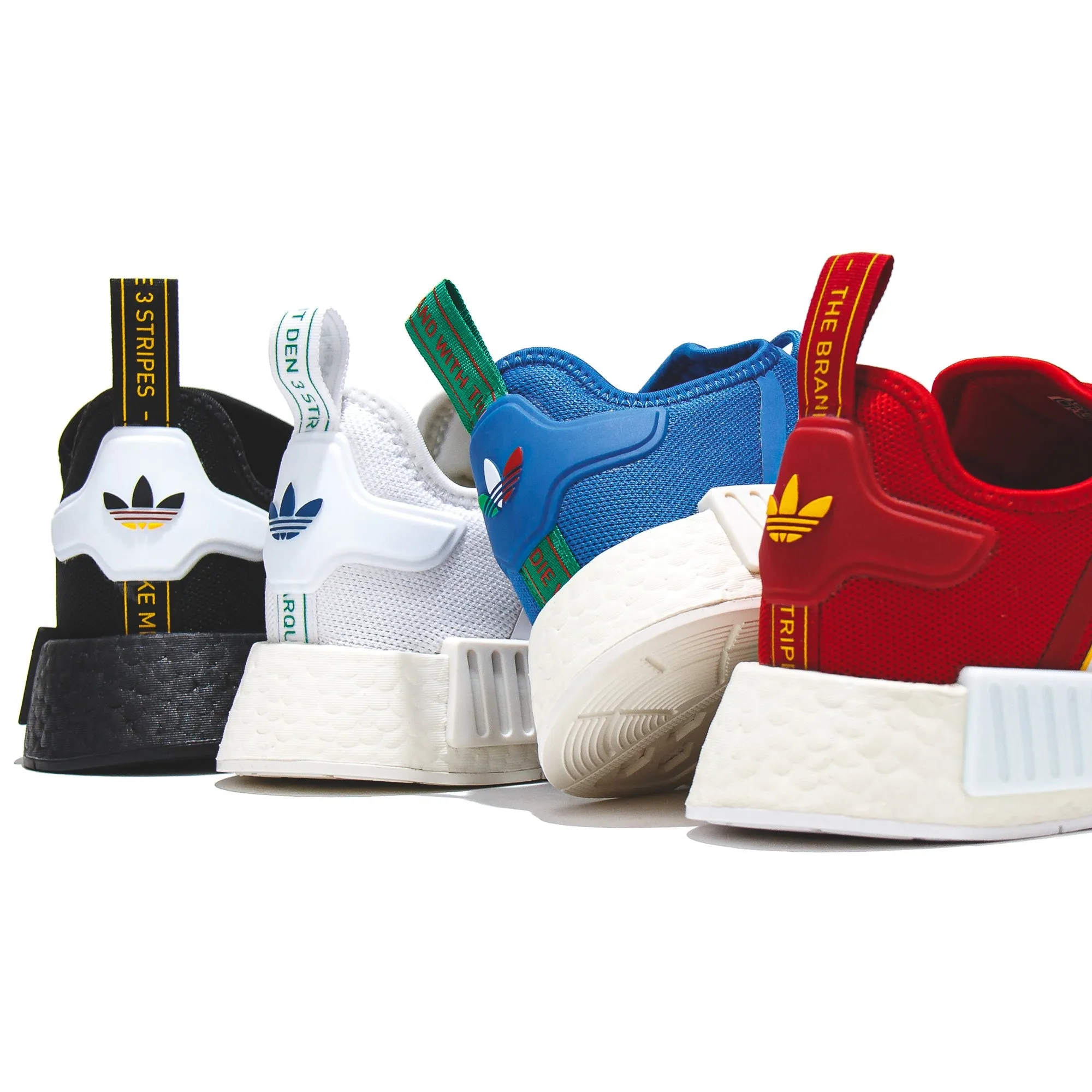 Adidas Originals Men NMD R1 Boost White "Brazil" GX9885 Adidas Classic Running Shoes for Style