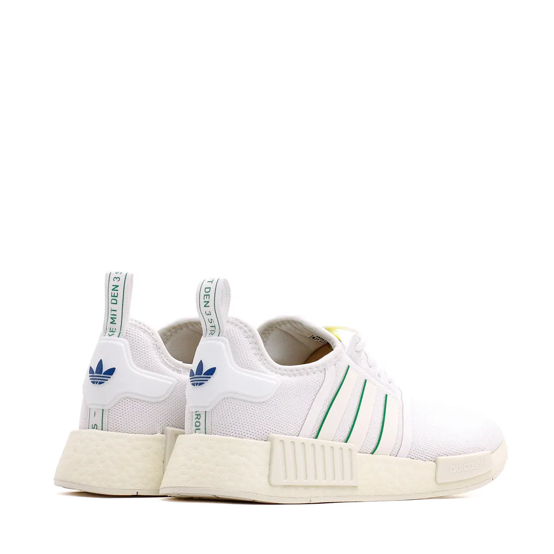 Adidas Originals Men NMD R1 Boost White "Brazil" GX9885 Adidas Classic Running Shoes for Style