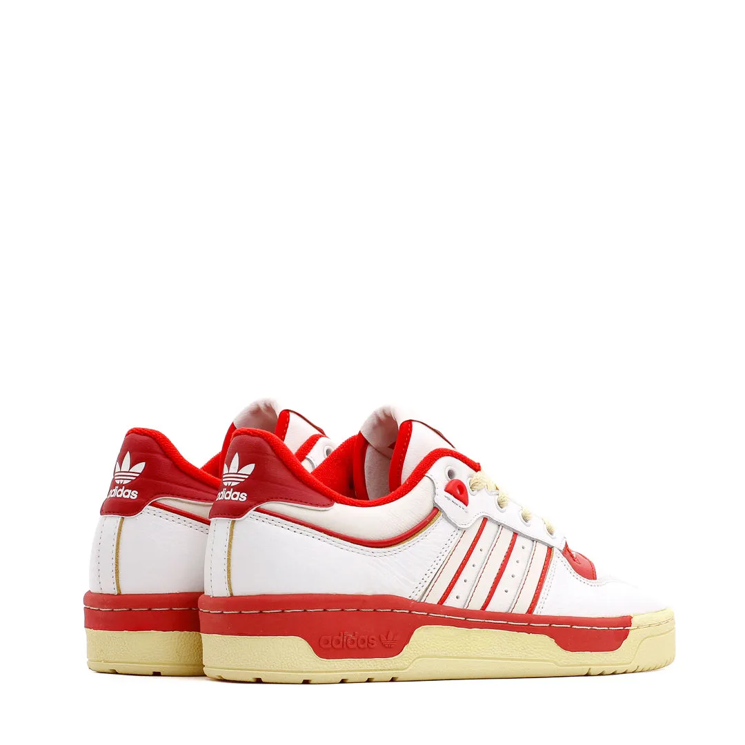 Adidas Originals Men Rivalry Low 86 White Red GZ2557 Adidas Classic Running Shoes for Style